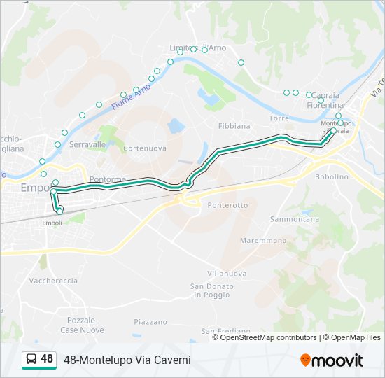 48 bus Line Map