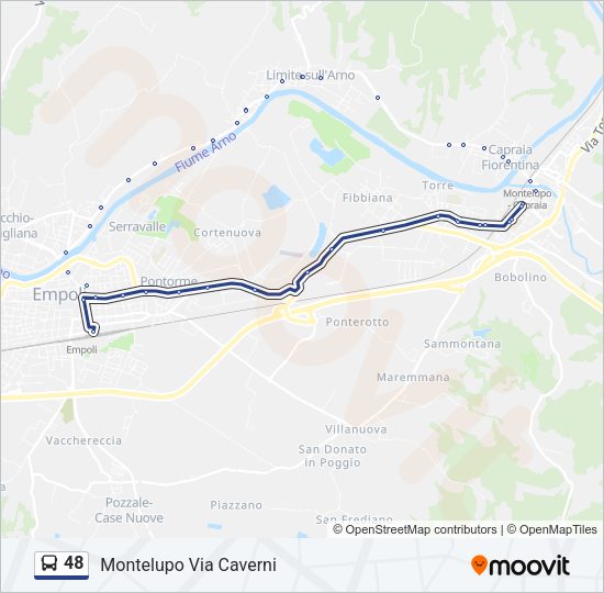 48 Bus Line Map