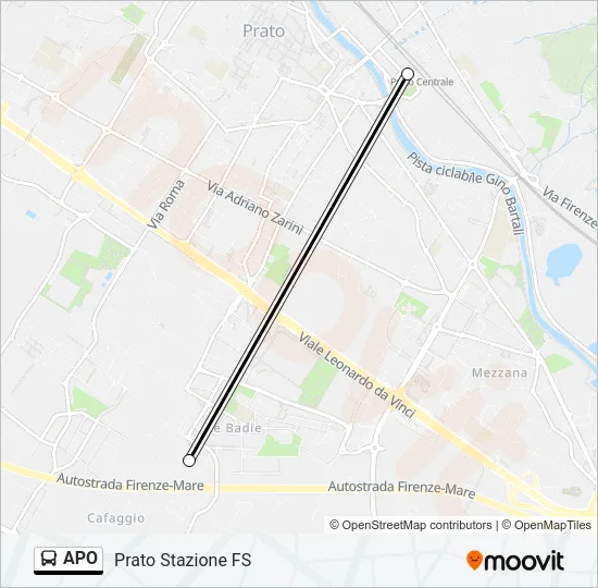 APO Bus Line Map
