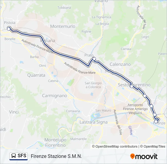 SFS Bus Line Map
