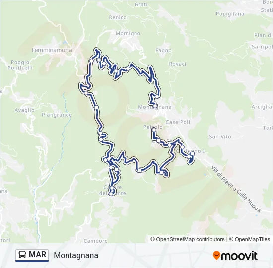 MAR  Line Map