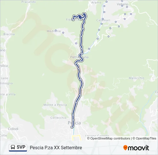 SVP Bus Line Map