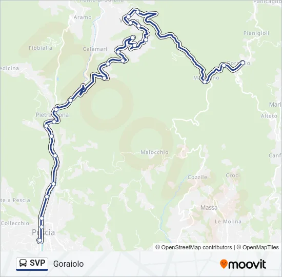 SVP Bus Line Map