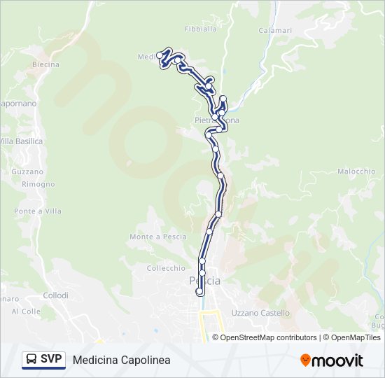 SVP Bus Line Map