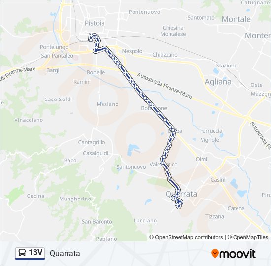 13V bus Line Map