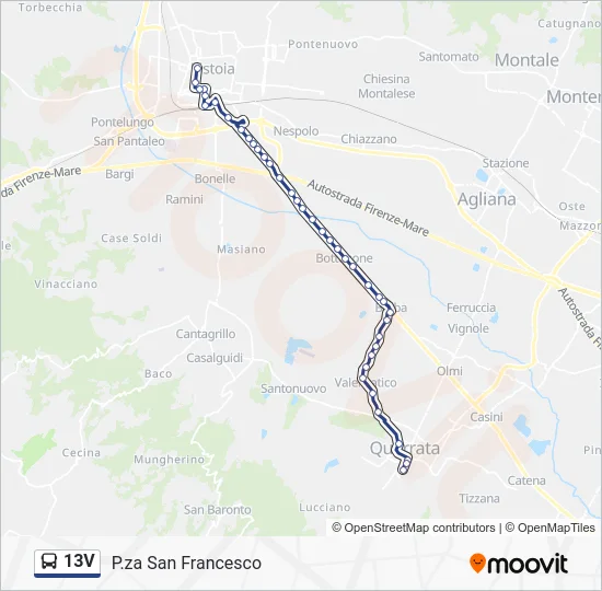 13V Bus Line Map