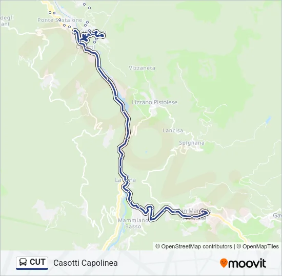 CUT Bus Line Map
