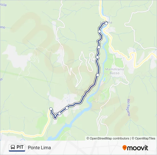 PIT Bus Line Map