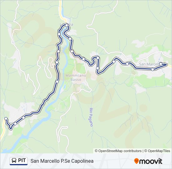 PIT Bus Line Map