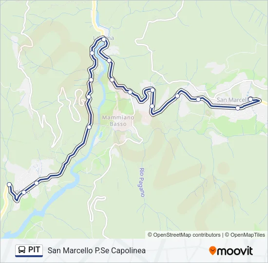 PIT Bus Line Map