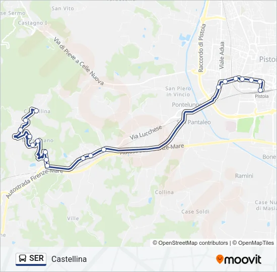 SER Bus Line Map