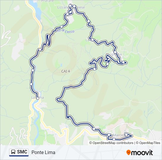 SMC bus Line Map