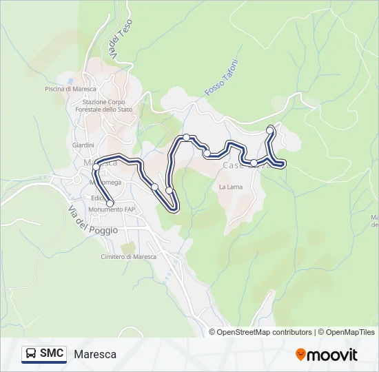SMC Bus Line Map