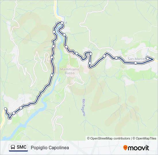 SMC Bus Line Map