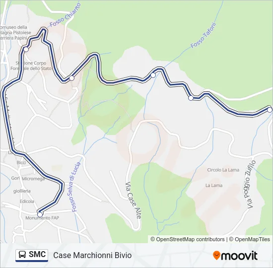 SMC Bus Line Map