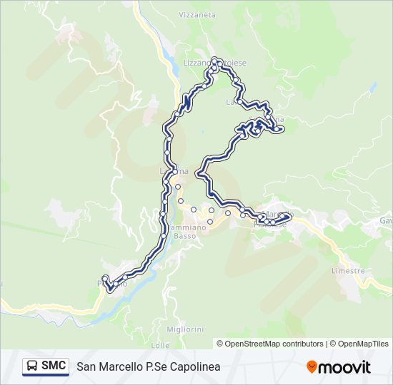 SMC Bus Line Map