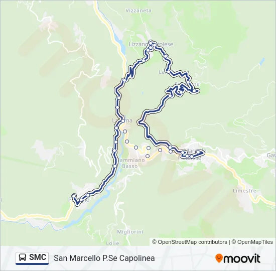 SMC Bus Line Map