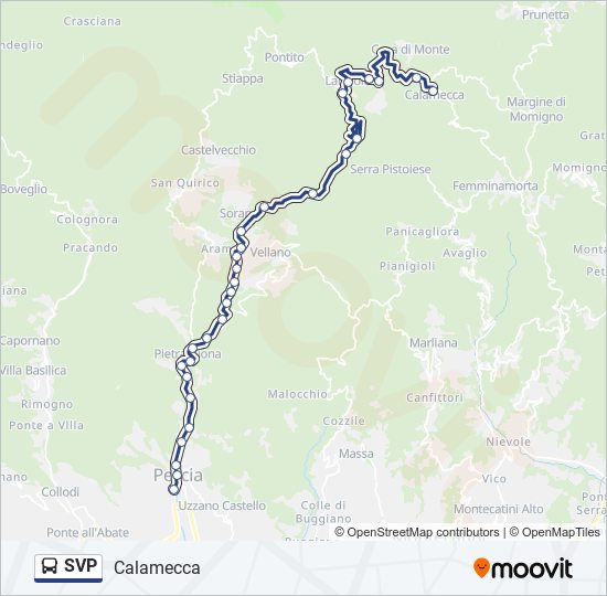 SVP bus Line Map