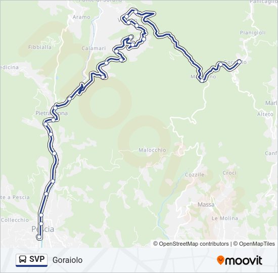 SVP Bus Line Map