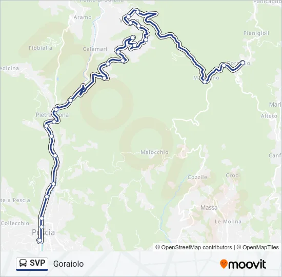 SVP Bus Line Map