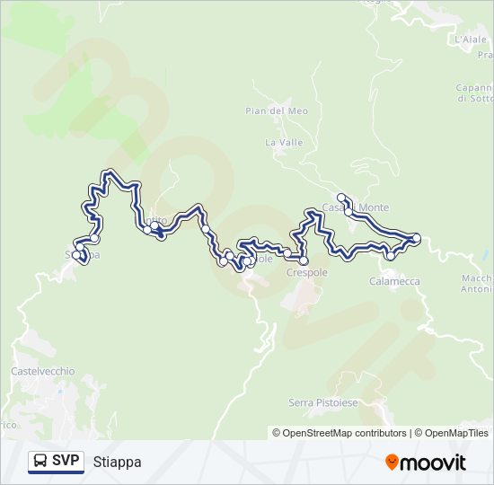 SVP Bus Line Map