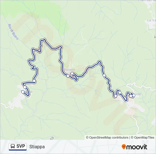 SVP Bus Line Map