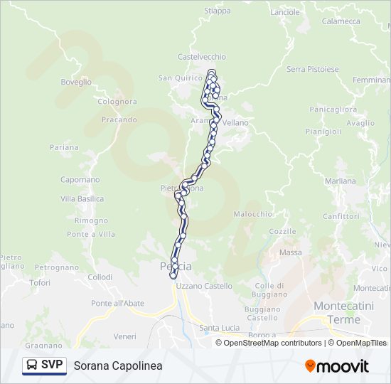 SVP Bus Line Map