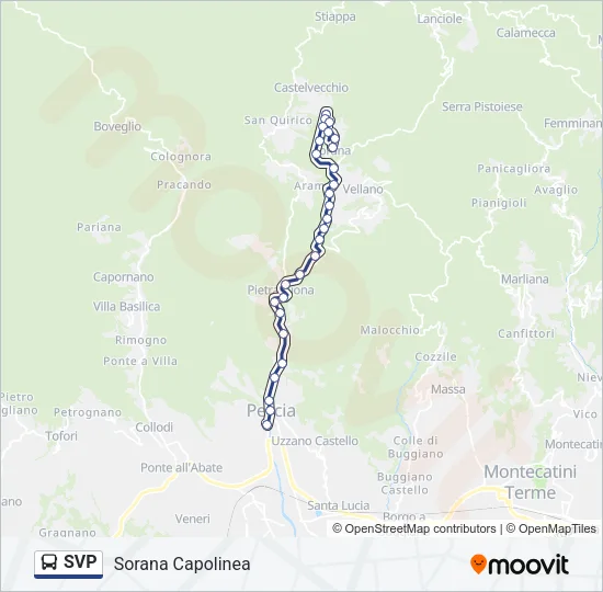 SVP Bus Line Map