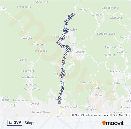 SVP Bus Line Map