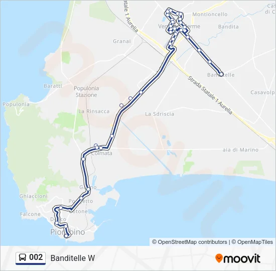 002 Bus Line Map