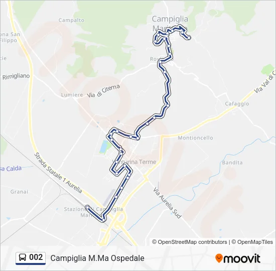 002 Bus Line Map