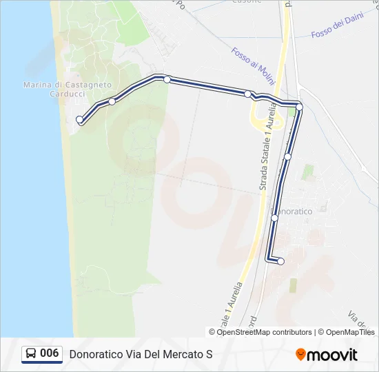 006 Bus Line Map