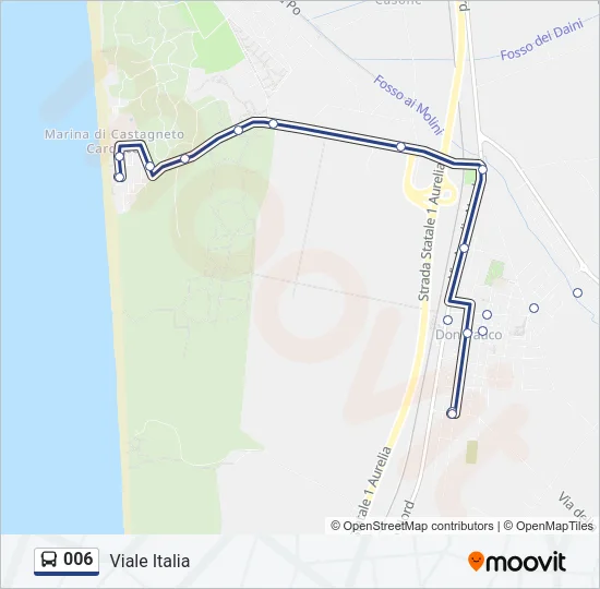 006 Bus Line Map