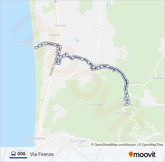 006 Bus Line Map