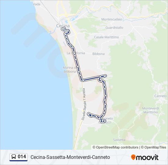 014 bus Line Map