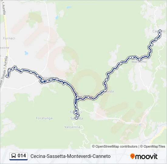 014 Bus Line Map