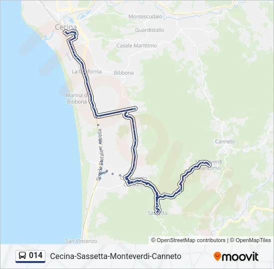 014 Bus Line Map