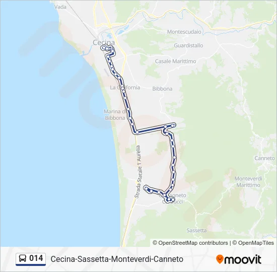 014 Bus Line Map