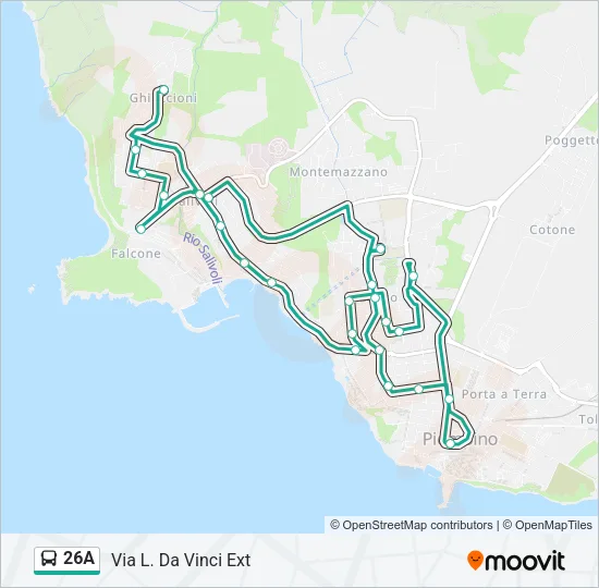 26A Bus Line Map