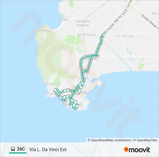 26C Bus Line Map