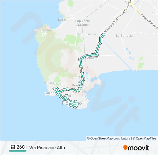 26C Bus Line Map