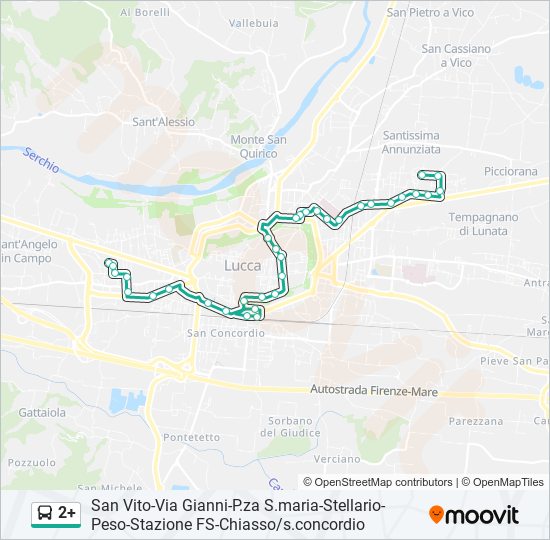 2+ bus Line Map