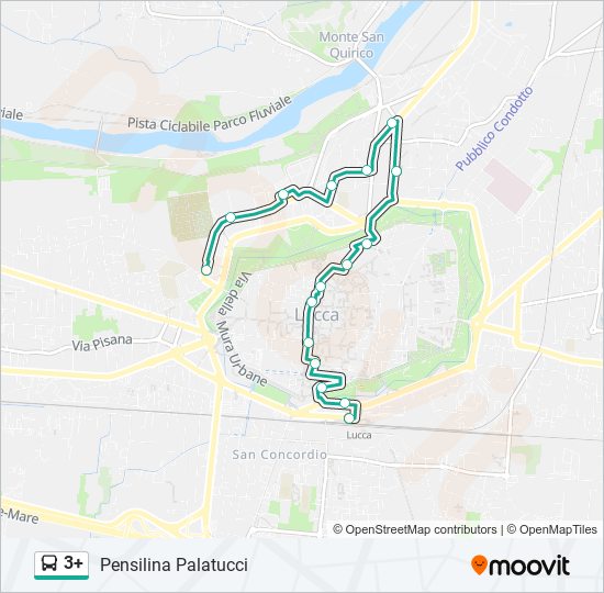 3+ bus Line Map
