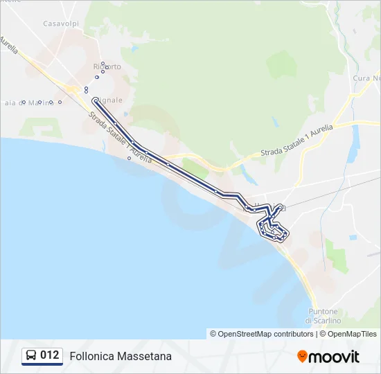 012 Bus Line Map