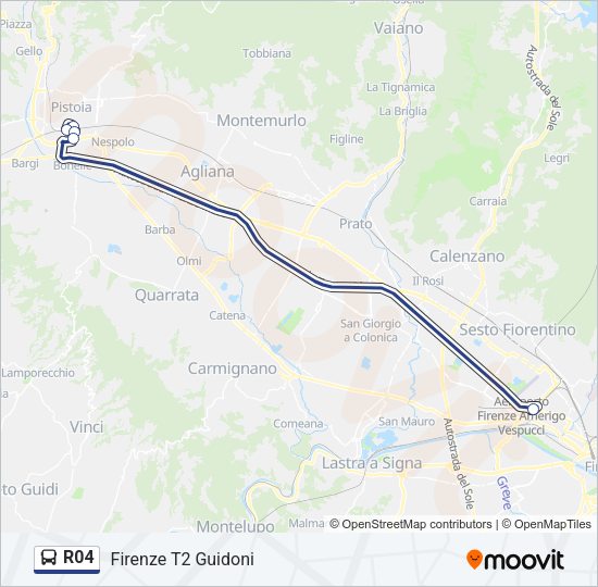 R04 Bus Line Map