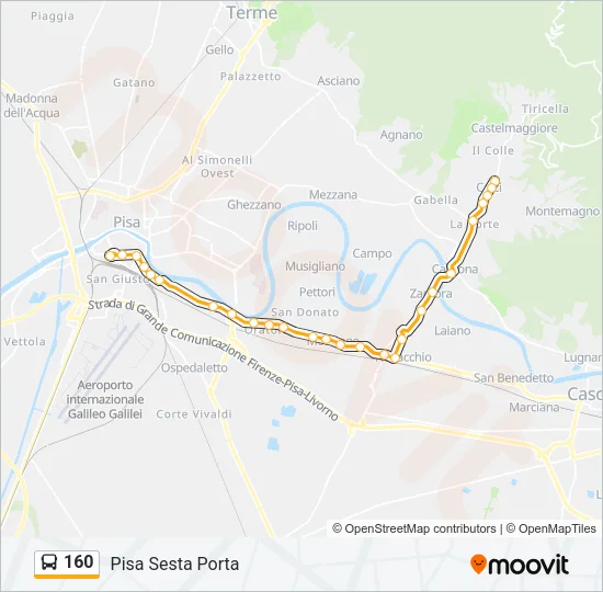 160  Line Map