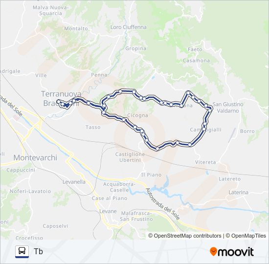 LD-TB-LINEA-C bus Line Map