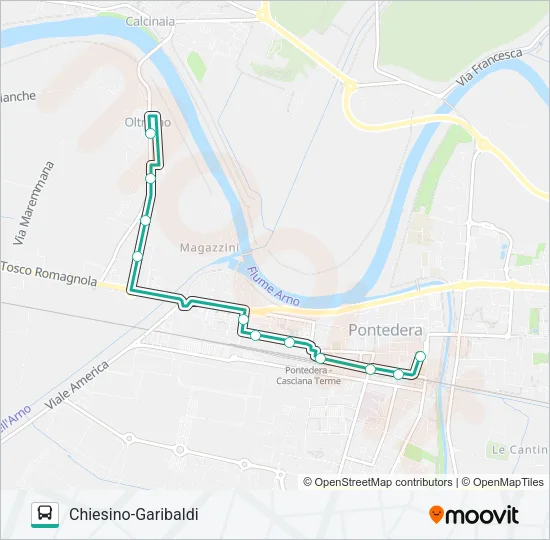NAVETTA C Bus Line Map
