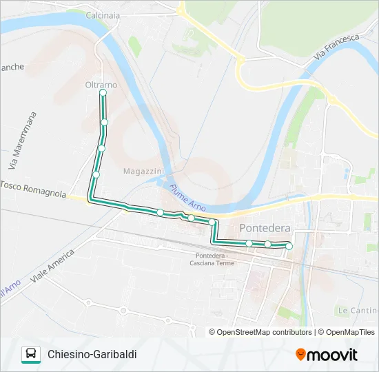 NAVETTA C Bus Line Map