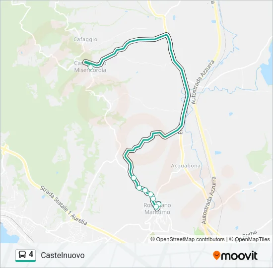 4 Bus Line Map